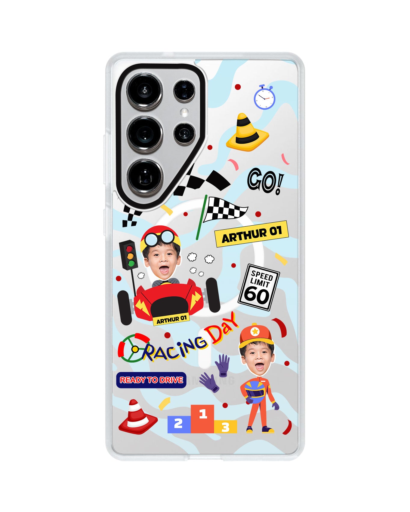 Android Rearguard MagSwap - Face Grid Dream Racer