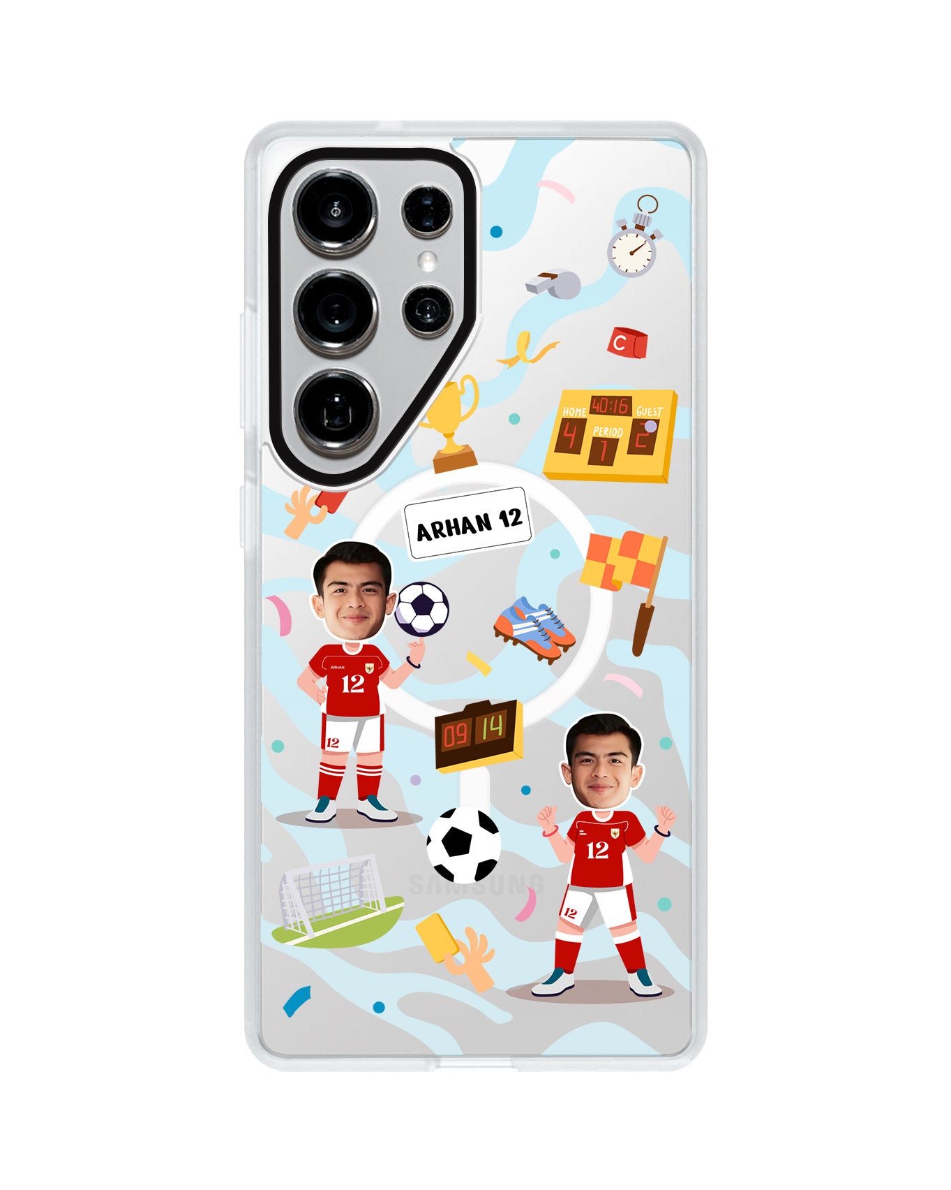 Android Rearguard MagSwap - Face Grid Dream Soccer