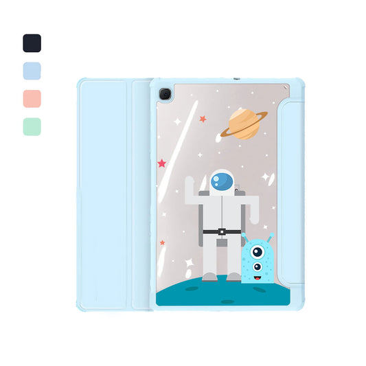 Android Tab Acrylic Flipcover - Blue Alien