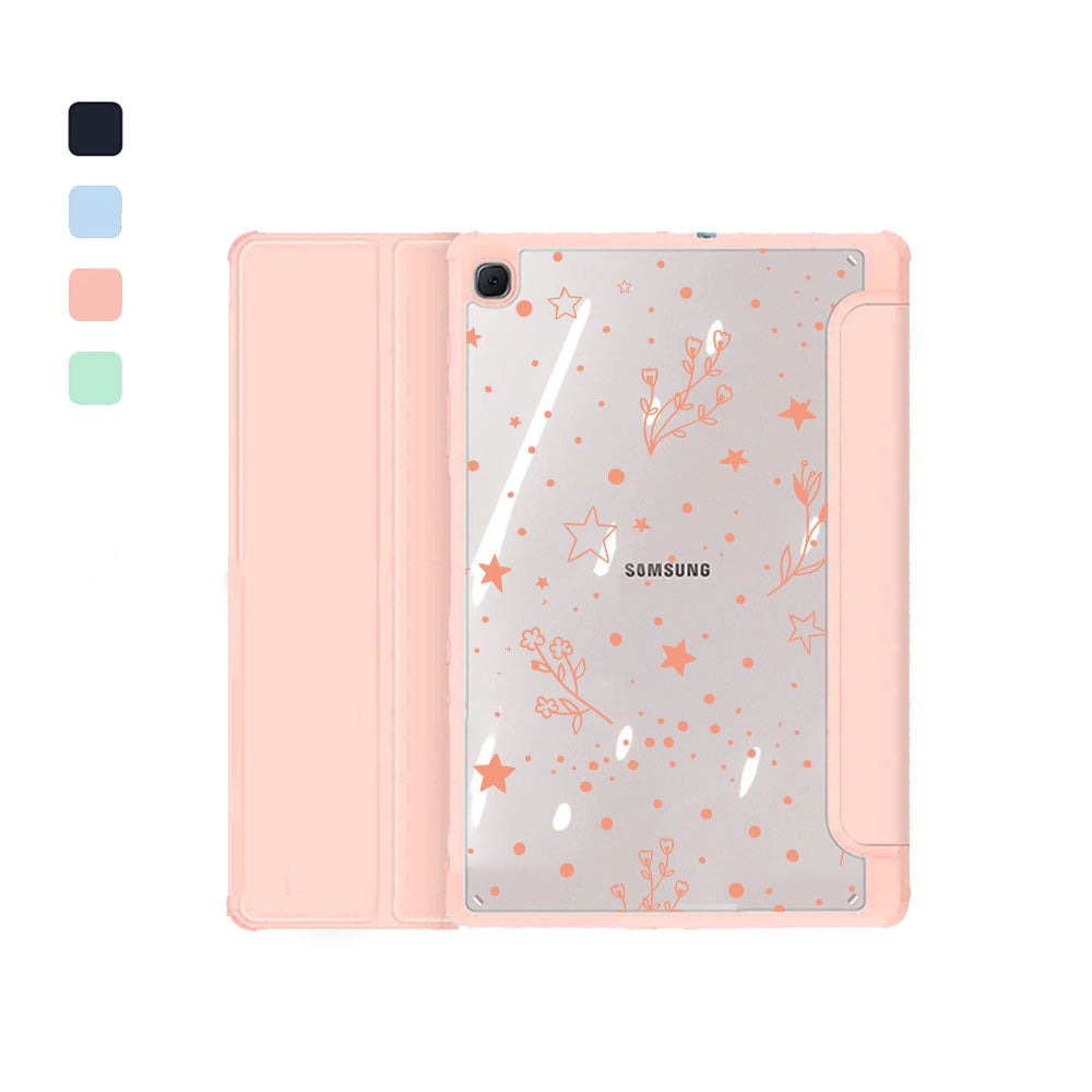 Android Tab Acrylic Flipcover - Coral Constellation