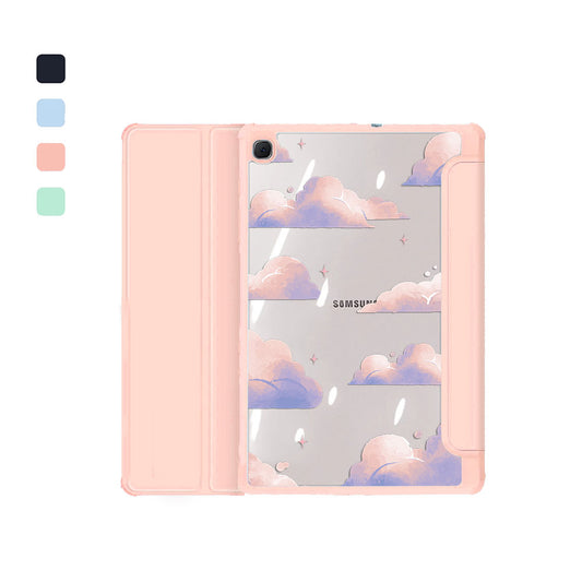 Android Tab Acrylic Flipcover - Pastel Clouds