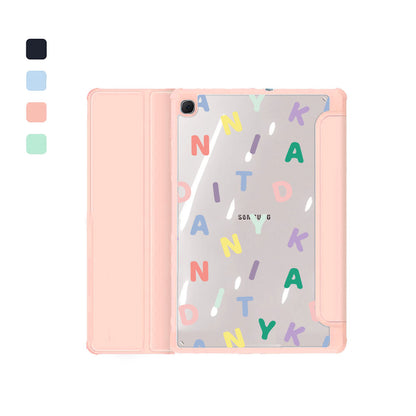 Android Tab Flipcover - CUSTOM MONOGRAM Rainbow 2.0