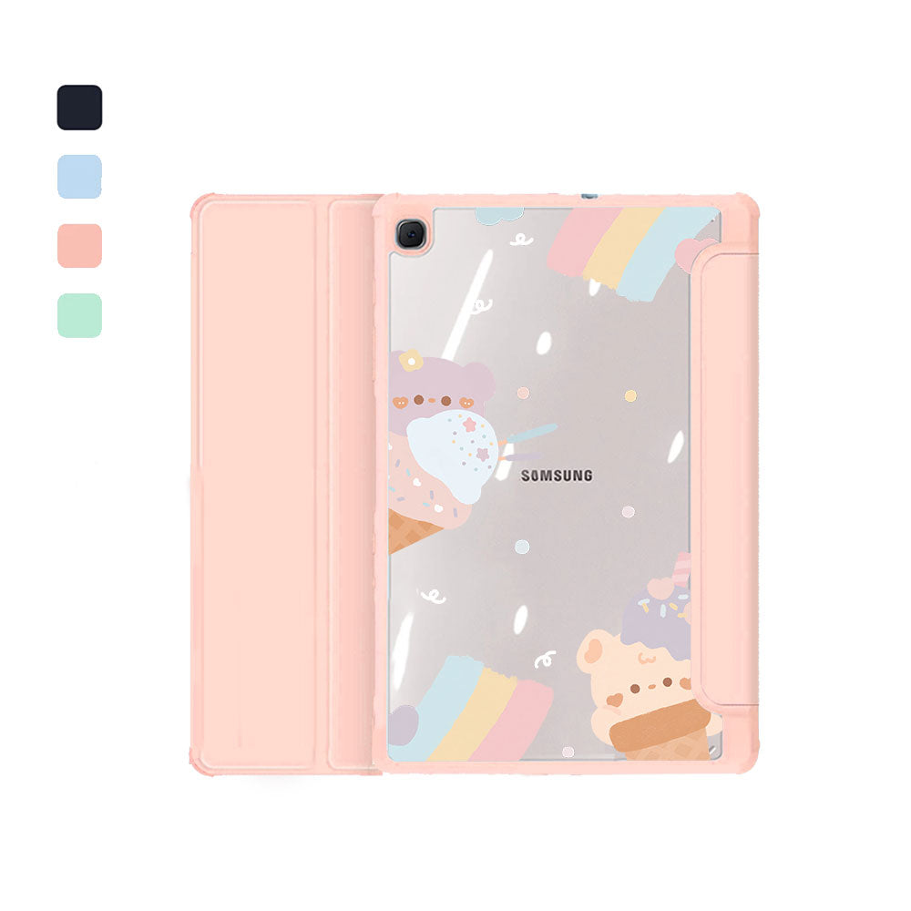 Android Tab Acrylic Flipcover - Ice Cream for Teddy