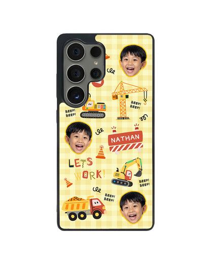 Android Avant-Gloss Grip Case - Face Grid Construction