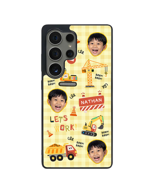 Android Avant-Gloss Grip Case - Face Grid Construction