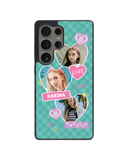 Android Avant-Gloss Grip Case - Face Grid Love