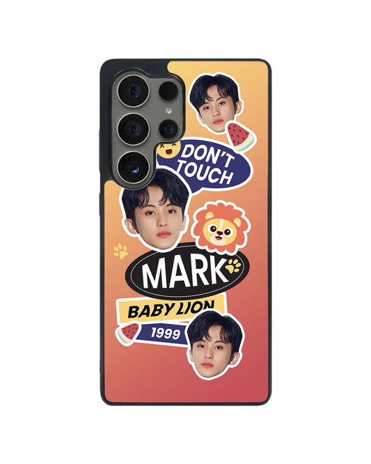 Android Avant-Gloss Grip Case - Face Grid Baby Lion