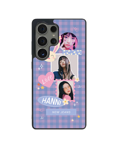 Android Avant-Gloss Grip Case - Face Grid Bunny