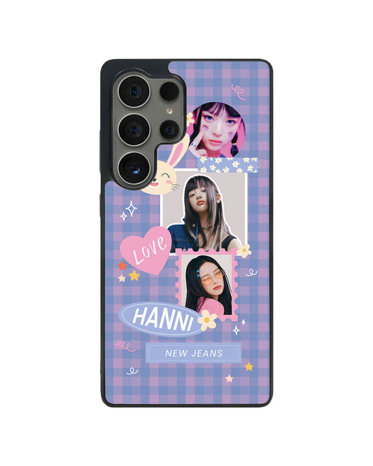 Android Avant-Gloss Grip Case - Face Grid Bunny
