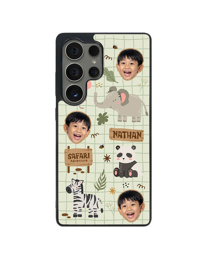 Android Avant-Gloss Grip Case - Face Grid Safari 2.0