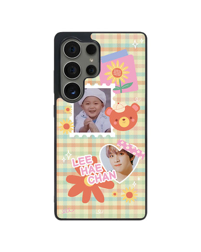 Android Avant-Gloss Grip Case - Face Grid Sunflower