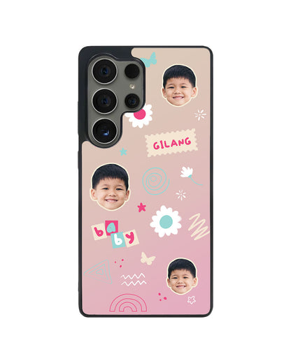 Android Avant-Gloss Grip Case - Face Grid Abstract