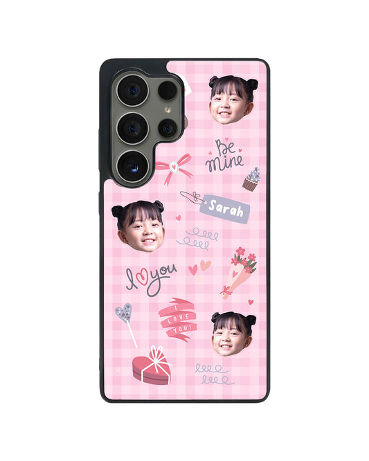 Android Avant-Gloss Grip Case - Face Grid Lovely