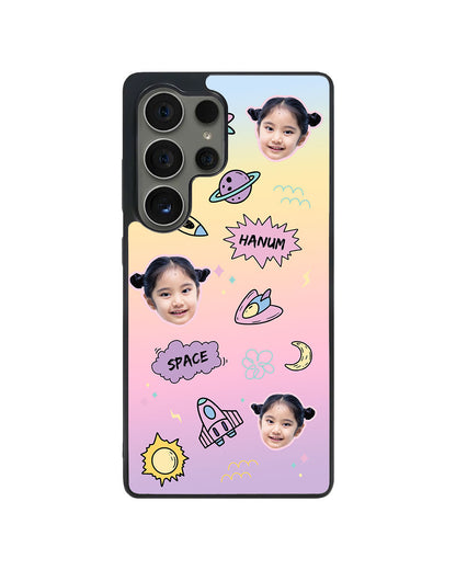 Android Avant-Gloss Grip Case - Face Grid Space