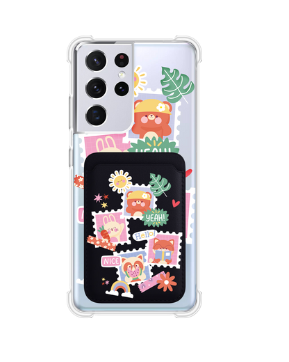 Android Magnetic Wallet Case - Animal Squad
