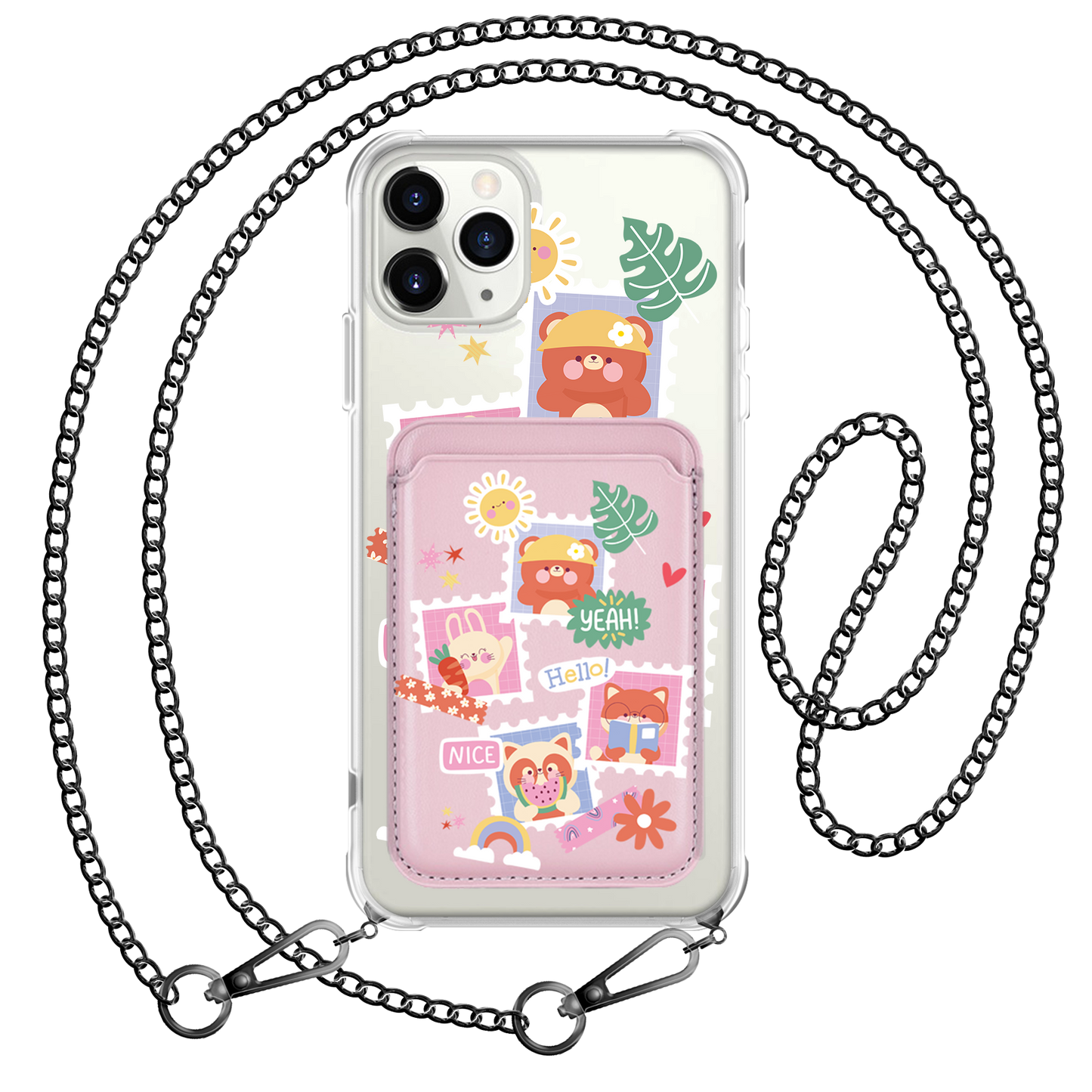 iPhone Magnetic Wallet Case - Animal Squad