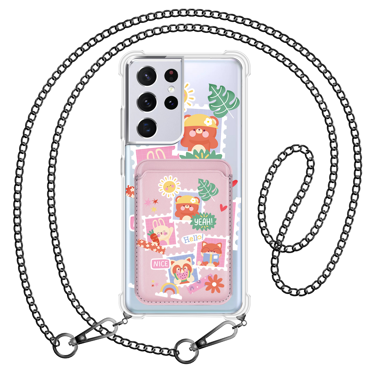 Android Magnetic Wallet Case - Animal Squad