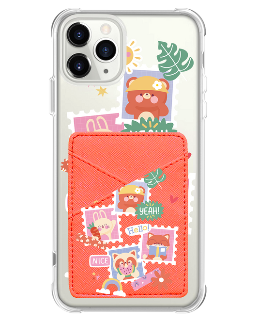 iPhone Phone Wallet Case - Animal Squad