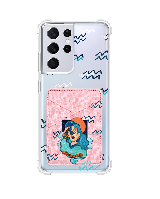 Android Phone Wallet Case - Aquarius