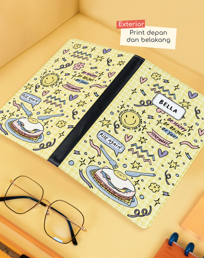 Leather Bookpaper Notebook - Bird of Paradise 1.0