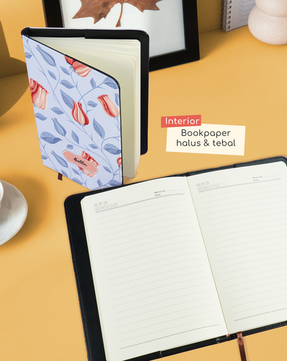 Leather Bookpaper Notebook - Bird of Paradise 1.0
