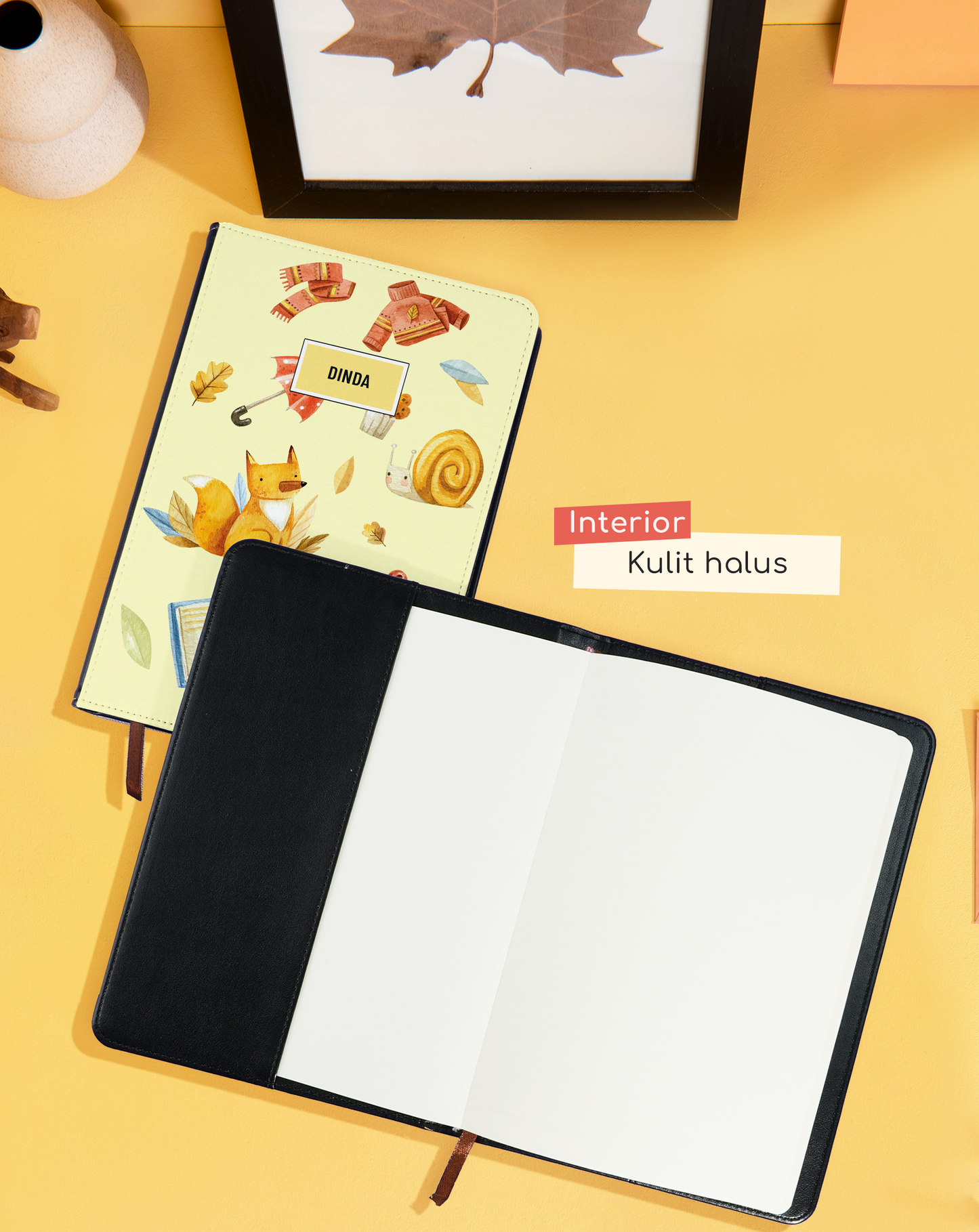 Leather Bookpaper Notebook - Bird of Paradise 1.0