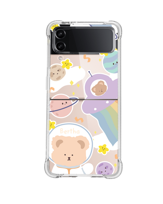 Android Flip / Fold Case - Astro Bear