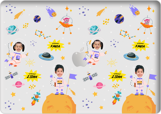 Macbook Snap Case - Face Grid Dream Astronaut
