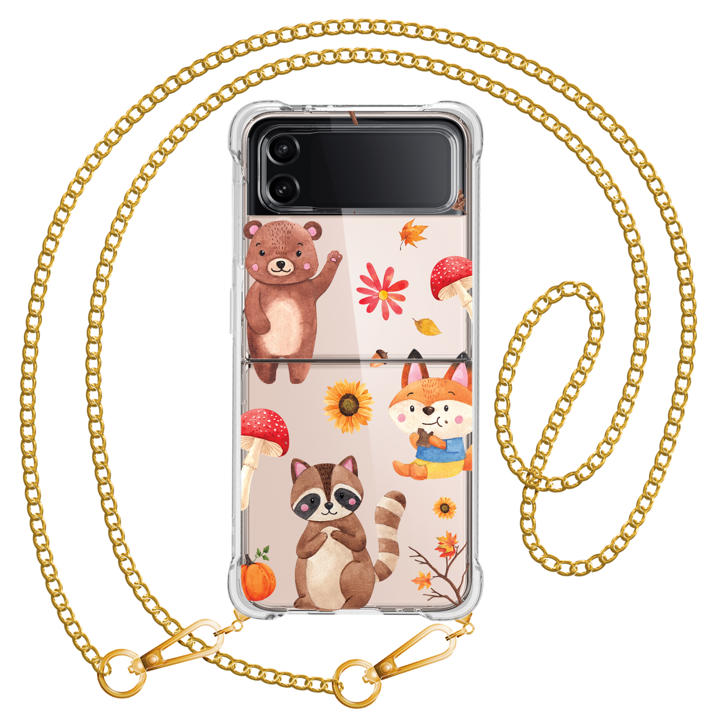 Android Flip / Fold Case - Autumn Animals