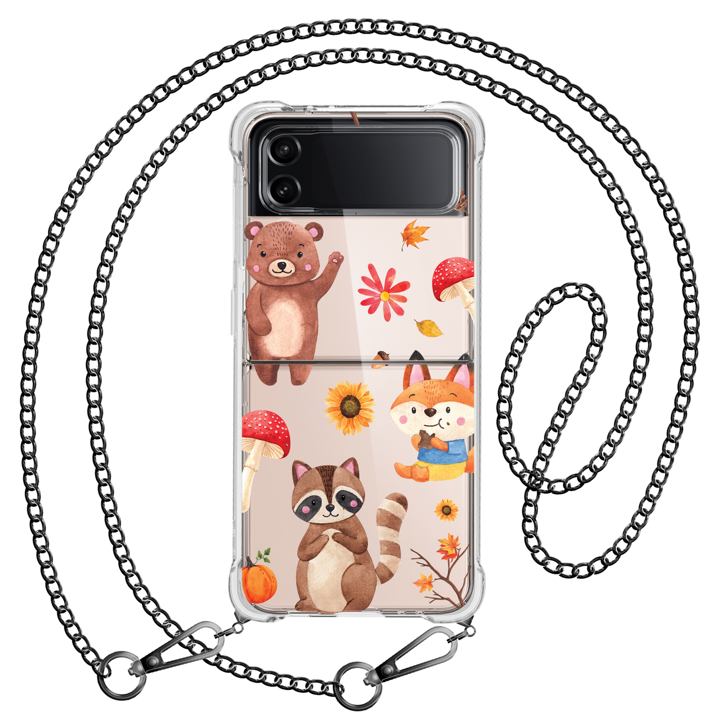 Android Flip / Fold Case - Autumn Animals