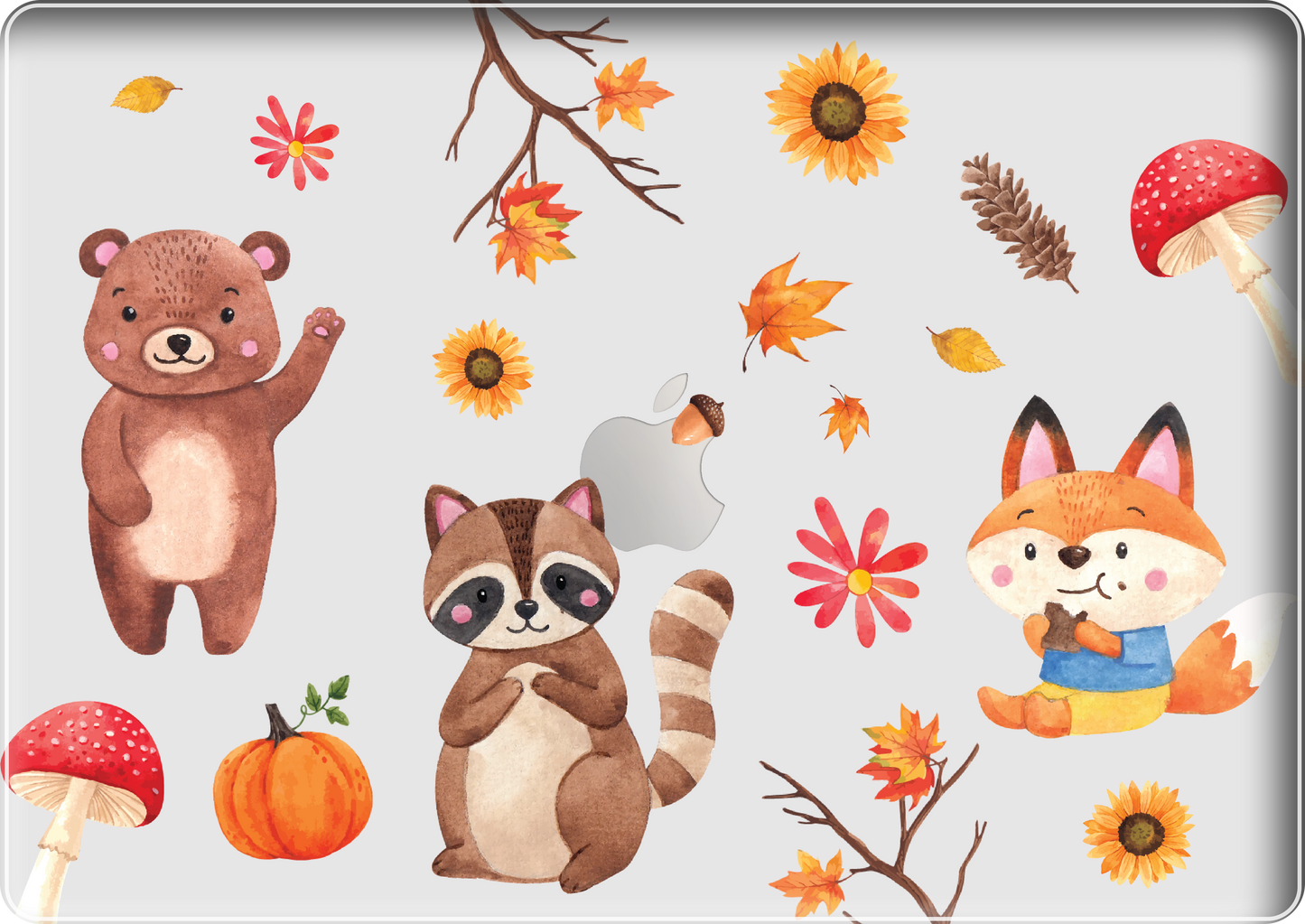 MacBook Snap Case - Autumn Animals