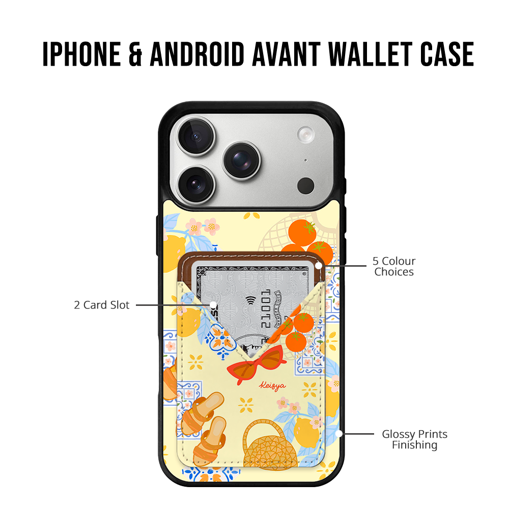 iPhone Avant Wallet Case - Flower Lovers