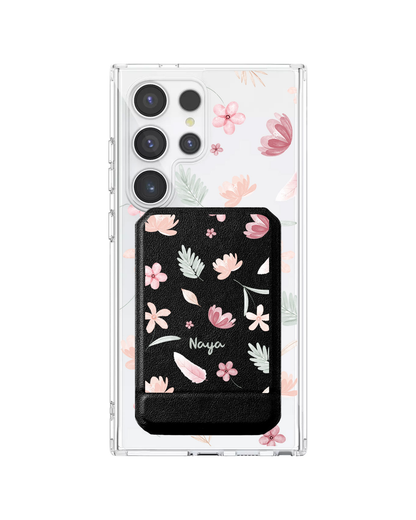 Android Magnetic Multifold Wallet - Wild Flower