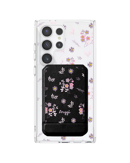 Android Magnetic Multifold Wallet - Cherry Blossom