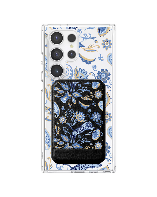 Android Magnetic Multifold Wallet - Tiger & Floral 1.0