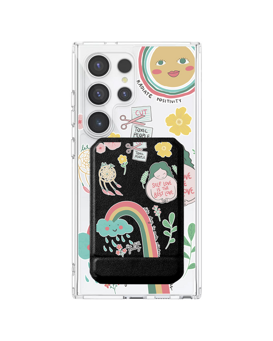 Android Magnetic Multifold Wallet - Self Love 1.0