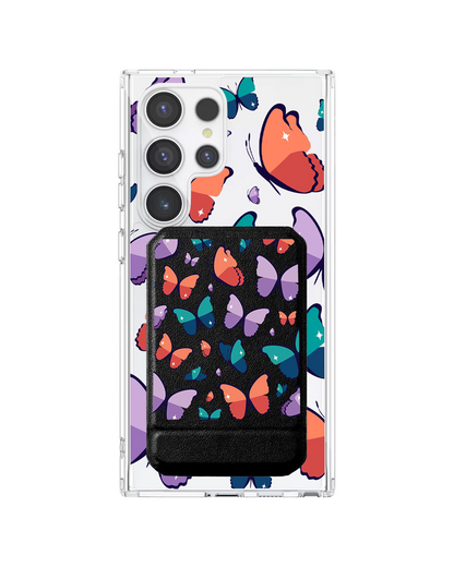 Android Magnetic Multifold Wallet - Butterfly