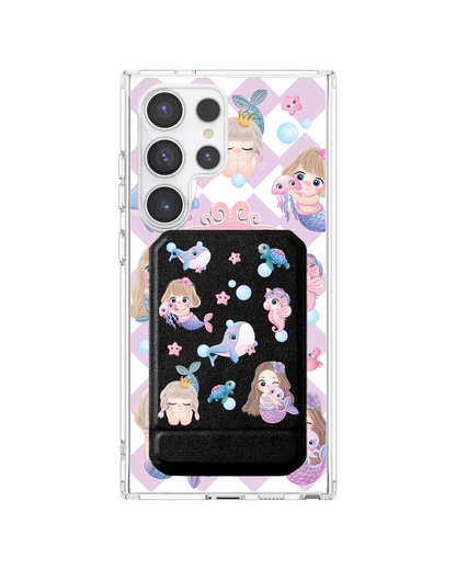 Android Magnetic Multifold Wallet - Little Mermaid