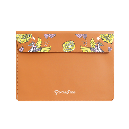 Vegan Leather Sleeve - Bird of Paradise 4.0