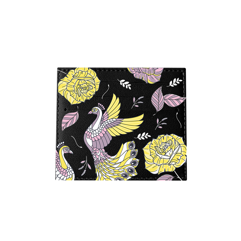 6 Slots Card Holder - Bird of paradise 4.0