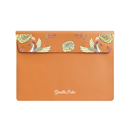 Vegan Leather Sleeve - Bird of Paradise 5.0
