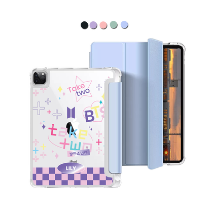 iPad Macaron Flip Cover - BTS Take Two