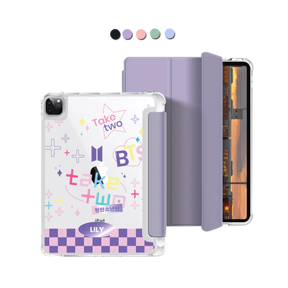 iPad Macaron Flip Cover - BTS Take Two