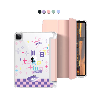 iPad Macaron Flip Cover - BTS Take Two