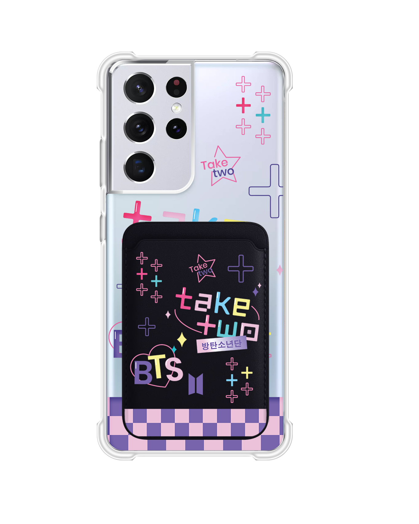 Android Magnetic Wallet Case - BTS Take Two