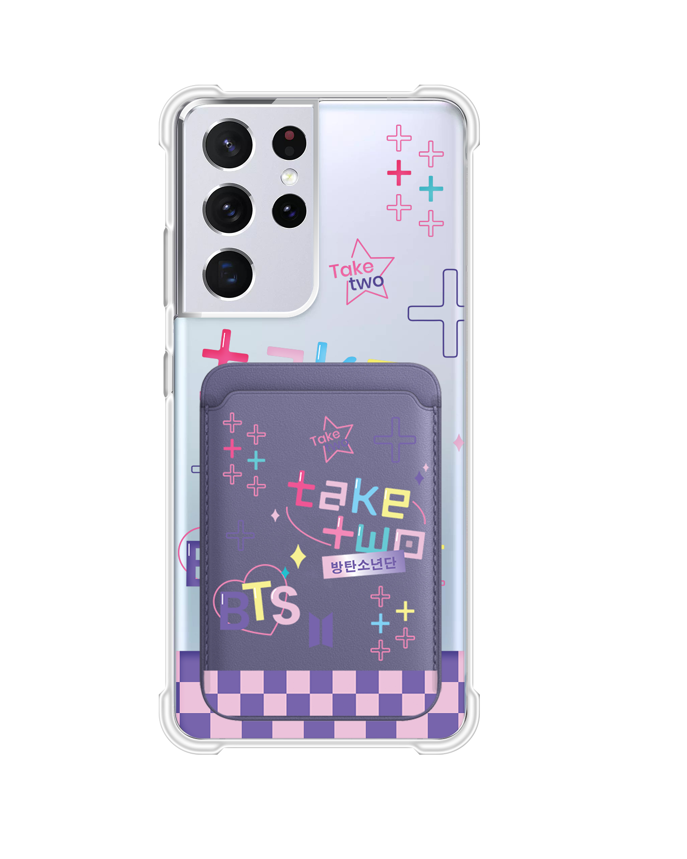 Android Magnetic Wallet Case - BTS Take Two