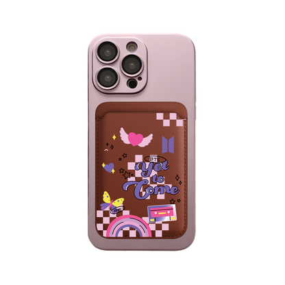 iPhone Magnetic Wallet Silicone Case - BTS Yet to Come