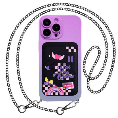 iPhone Magnetic Wallet Silicone Case - BTS Yet to Come