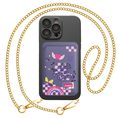 iPhone Magnetic Wallet Silicone Case - BTS Yet to Come