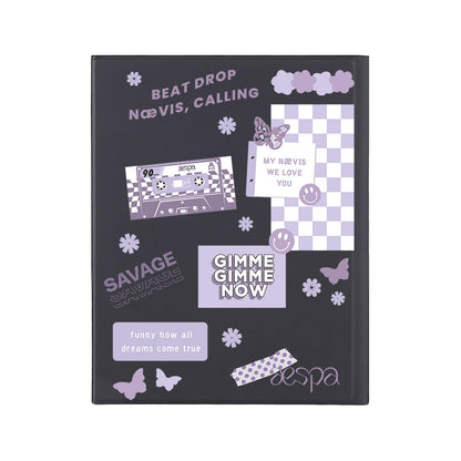 iPad / Android Tab Wireless Keyboard Flipcover - Aespa Song Lyrics
